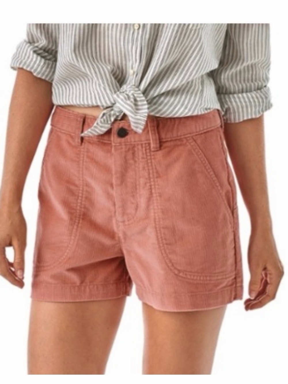 Patagonia Corduroy Shorts SP19. Salmon color Size 10. NWOT